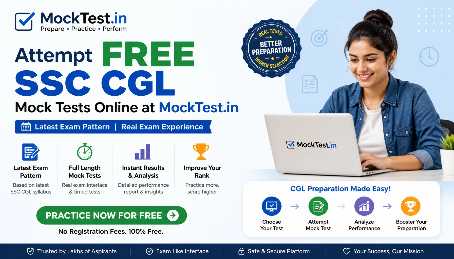 SSC CGL mock tests